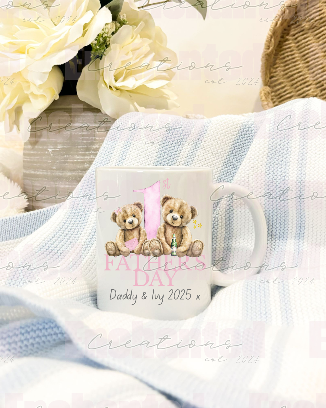 1st Fathers Day Mug