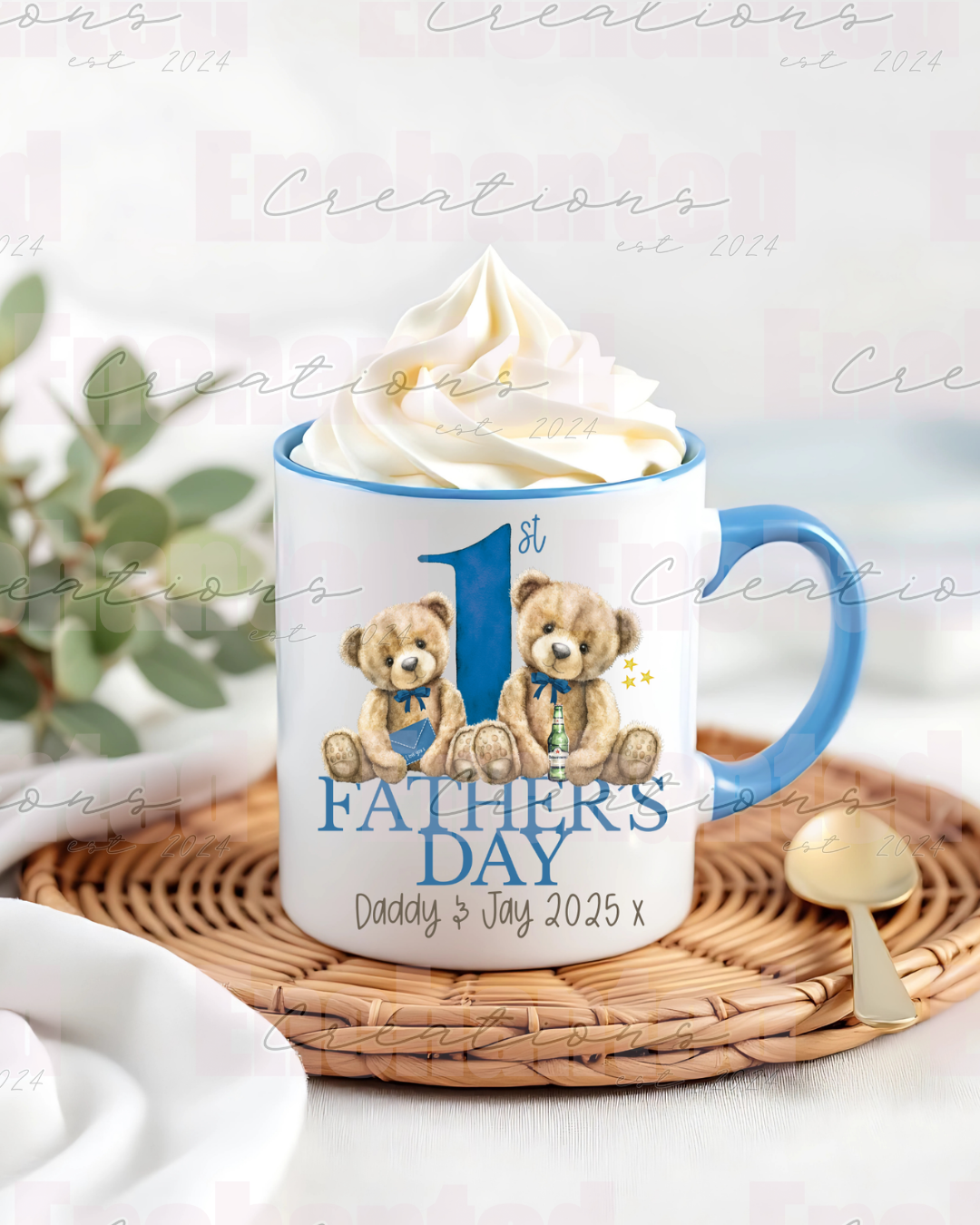 1st Fathers Day Mug