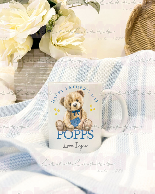 Blue father’s day mug