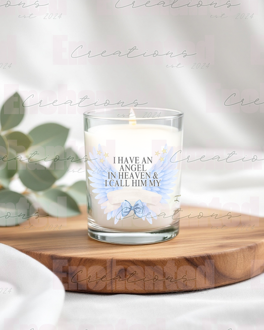 Angels in heaven candle (Male)