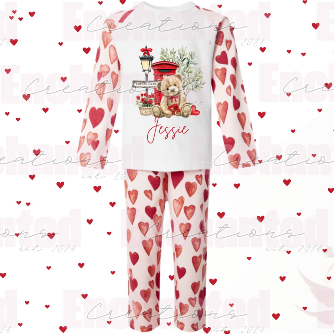 Valentines pyjamas (7 years - 10 years)